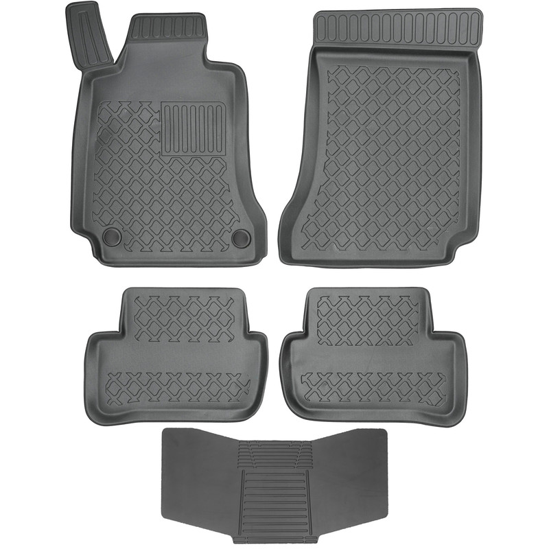 Aristar 602713 Car Mat + 251992 Protector - Mercedes W204 2007-2014 Stop. Install Ms Driver Side