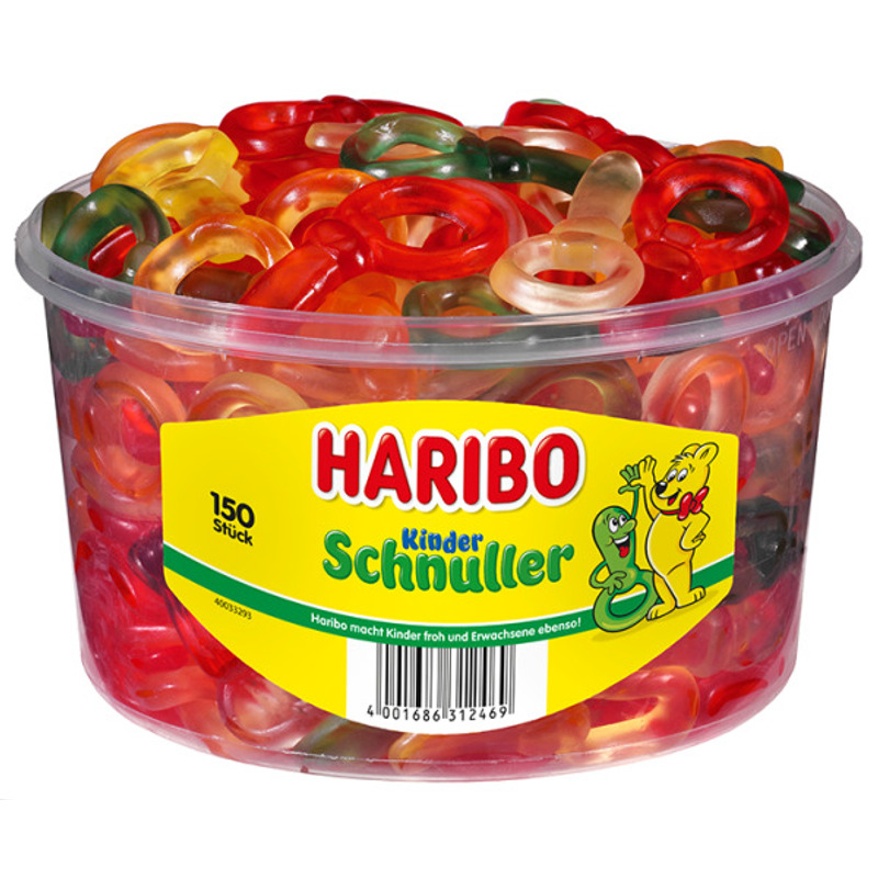 Haribo Pacifiers For Kids 150pcs, 1.2kg