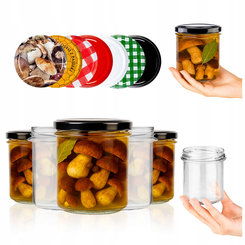 TEMU Jars For Meat Pate, , Mushrooms, Vegetables, Sauces, Dips, Simple Jar 350 Ml + Lids Fi 82