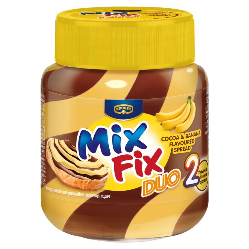 Krüger Mixfix Duo Cream For Spreading With A Chocolate-banana Flavor 350 G