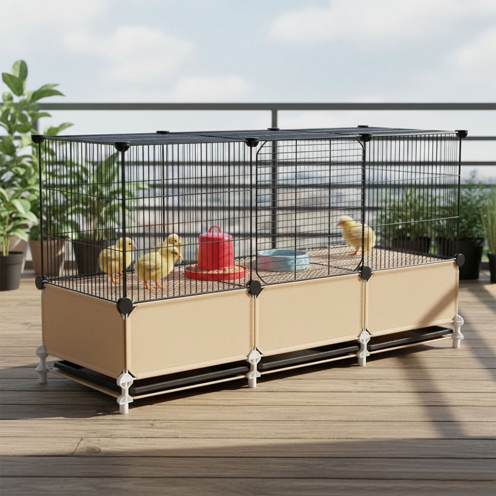 DIY Metal Chicken Cage Coop for Rabbits and Poultry