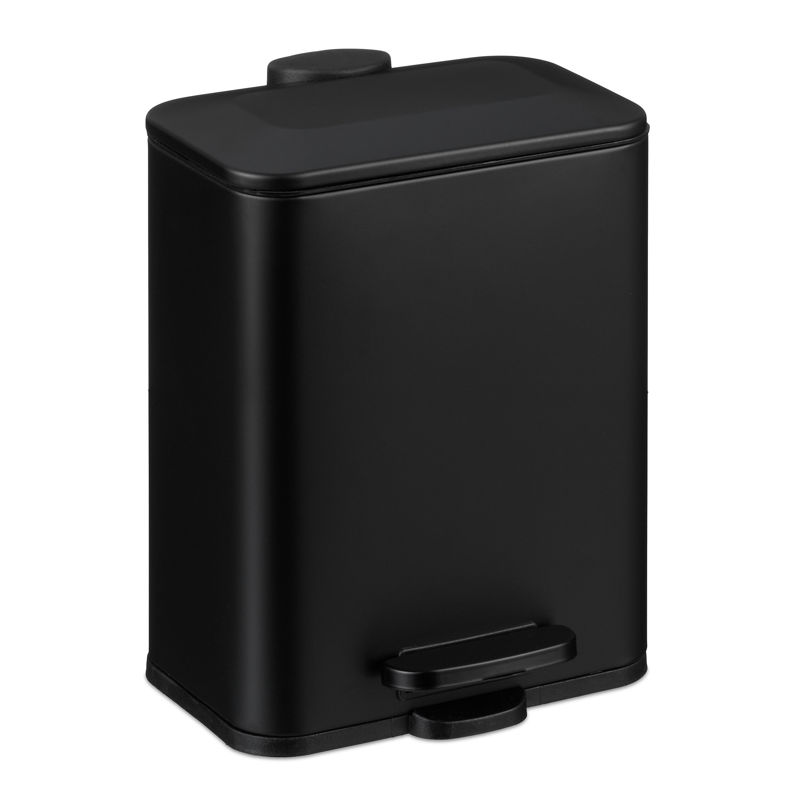 Black Bathroom Trash Can - 5 L