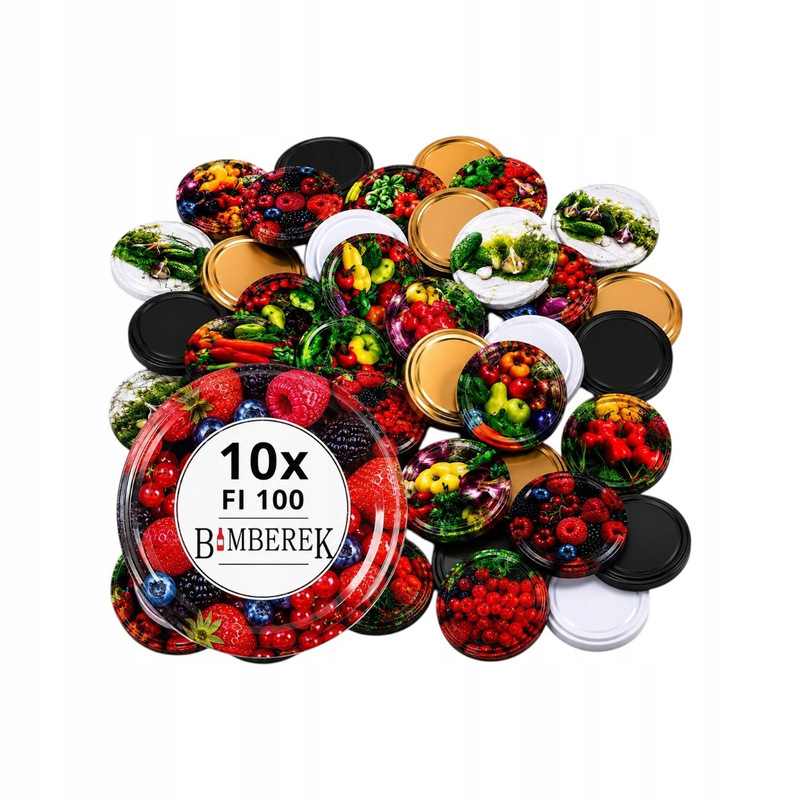 Metal Lid 100 Mm For Glasses 10pcs Set