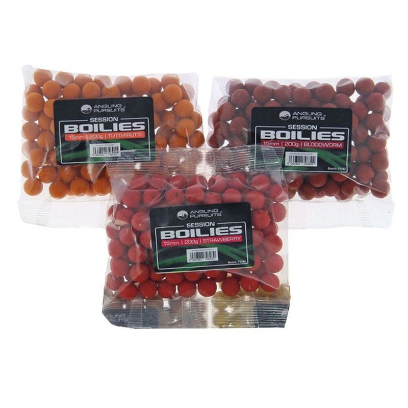 TEMU Set Of 3 X 200g Packs Of Flavored 15mm Carp Fishing Bait Boilies Attractants