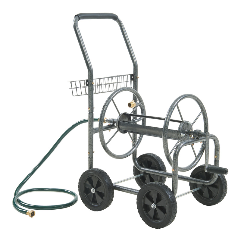 Gelibolu Hose Reel For (3/4") Steel 84 X 48 X 93 Cm Gray
