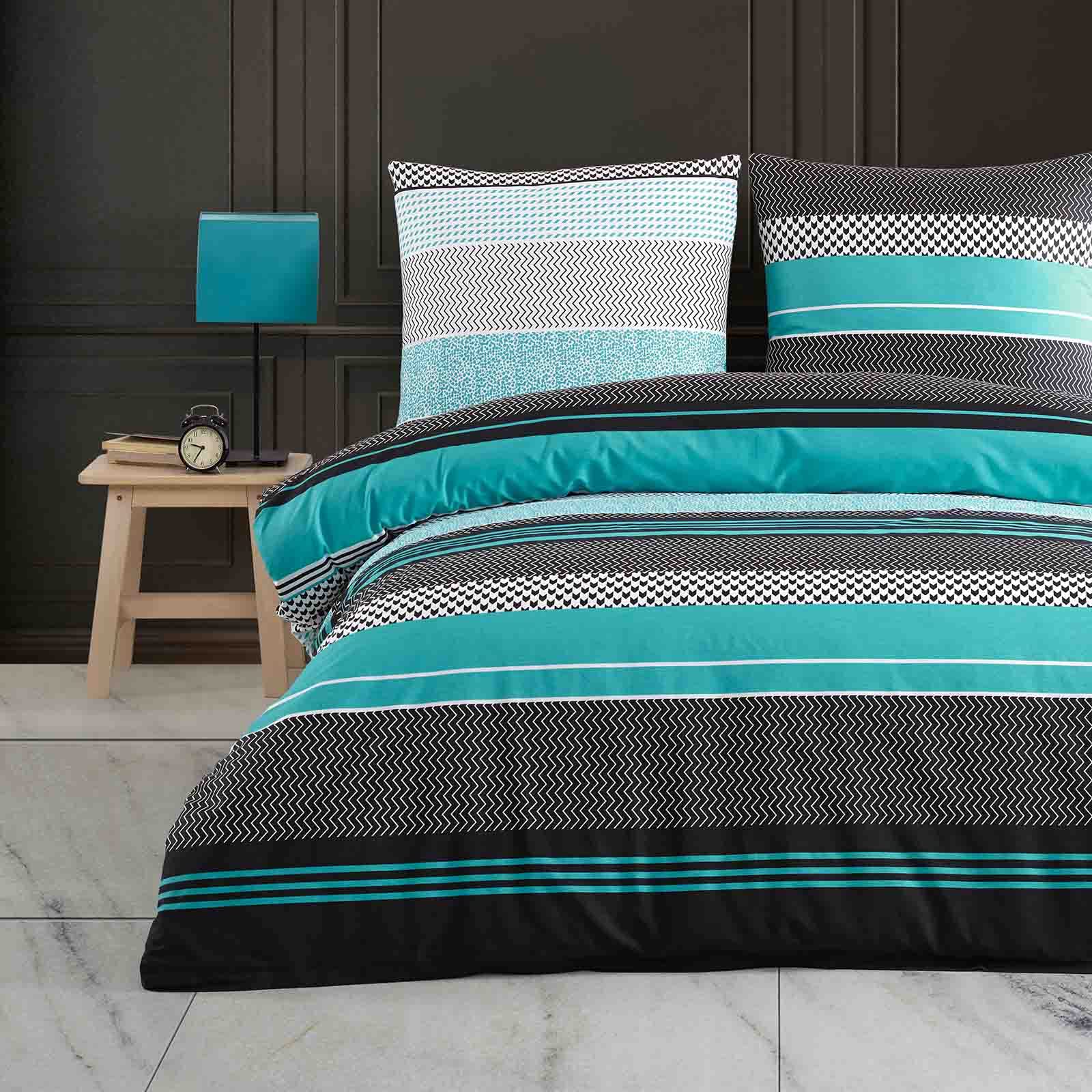 E-shop Buymax® Bettwäsche 100% Baumwolle 2-3 Teilig Bettbezug - Bettwäsche-Sets mit 2-3 mal Kissenbezüge 80x80cm, Renforcé-Bettdeckenbezug Set mit