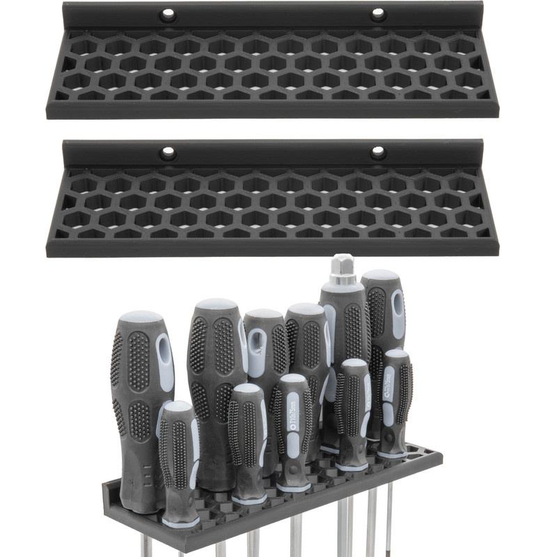 Screwdriver Wall Mount, Tool Holder, Screwdriver Holder, Wall-mounted Organizer