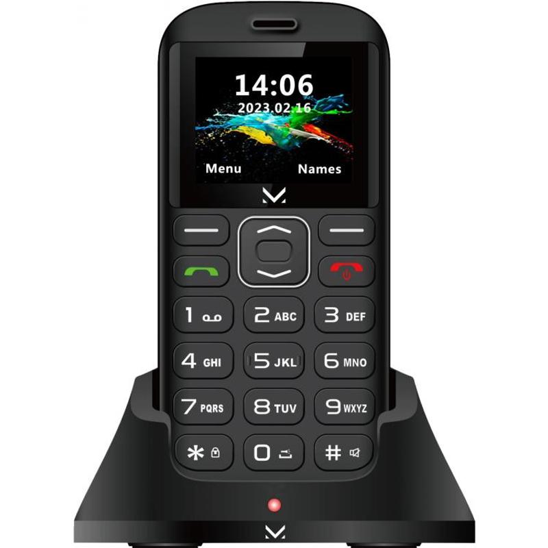 TEMU Majestic 28 Senior Phone , Display a Colori da 1.77", Audio Wireless, Fotocamera, Torcia LED, SOS, Base di Ricarica
