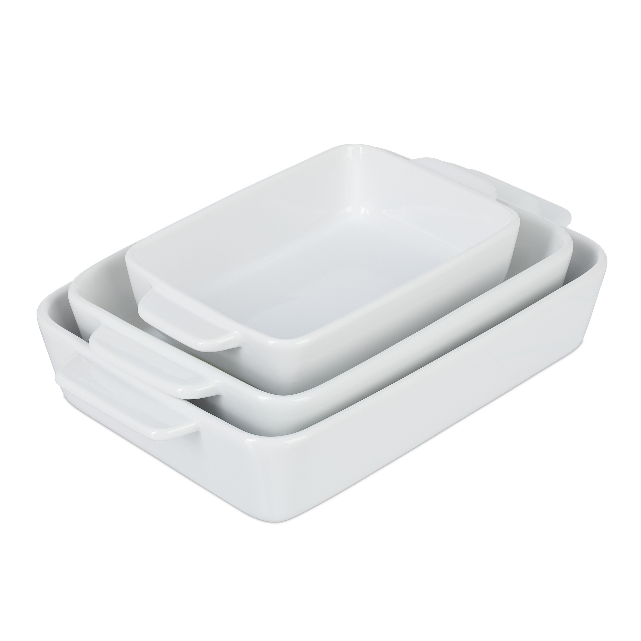 3-tier Auflauf Dish Set In White
