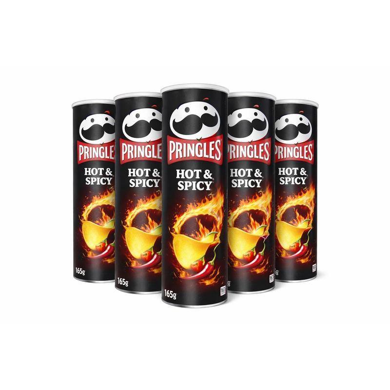 Pringles Hot & Spicy 5 X 165g