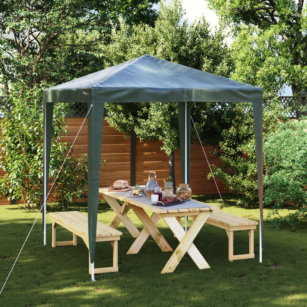 Image of Vidaxl Professional Party Tent, Uv-resistant Gazebo, Festival Tent, Garden , Garden Tent, Beer Tent, 2x2m, Fabric & Steel