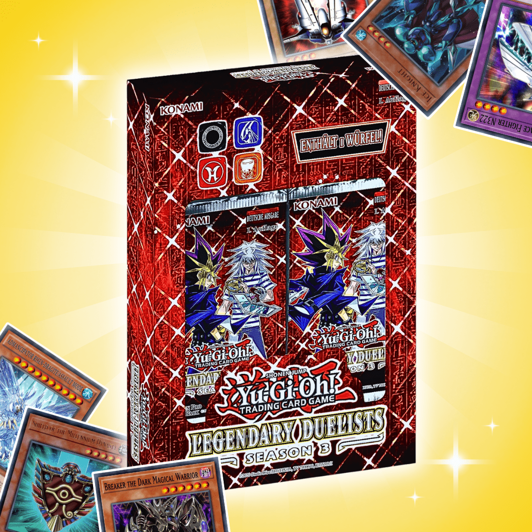 E-shop Yu-Gi-Oh! Duelists: Season 3 | Einzelbox | Deutsch | 2 Booster + Würfel + Secret Rare