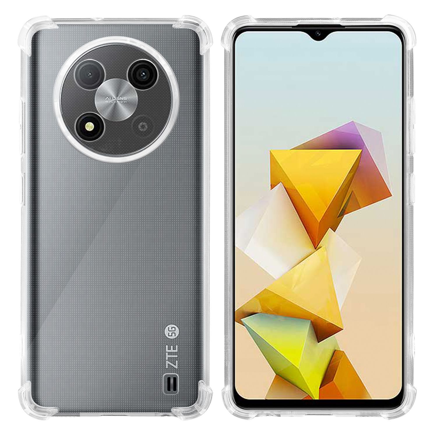 Case Compatible For Zte Blade A73 5g Protective Cover Flexible Tpu Silicone Back Case Cover Phone Case