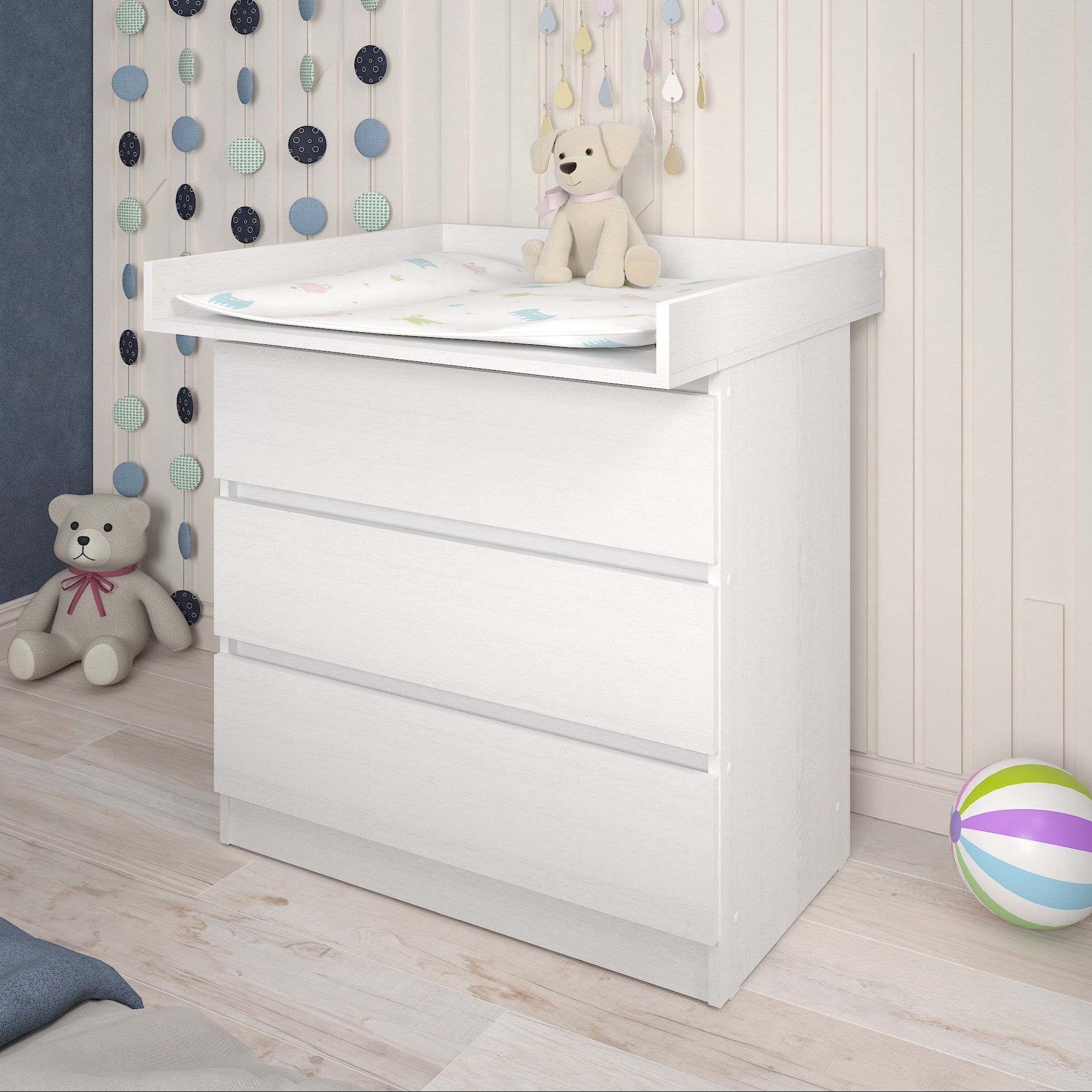 Shefa Kids Changing Top, Universal Compatible with Most Dressers