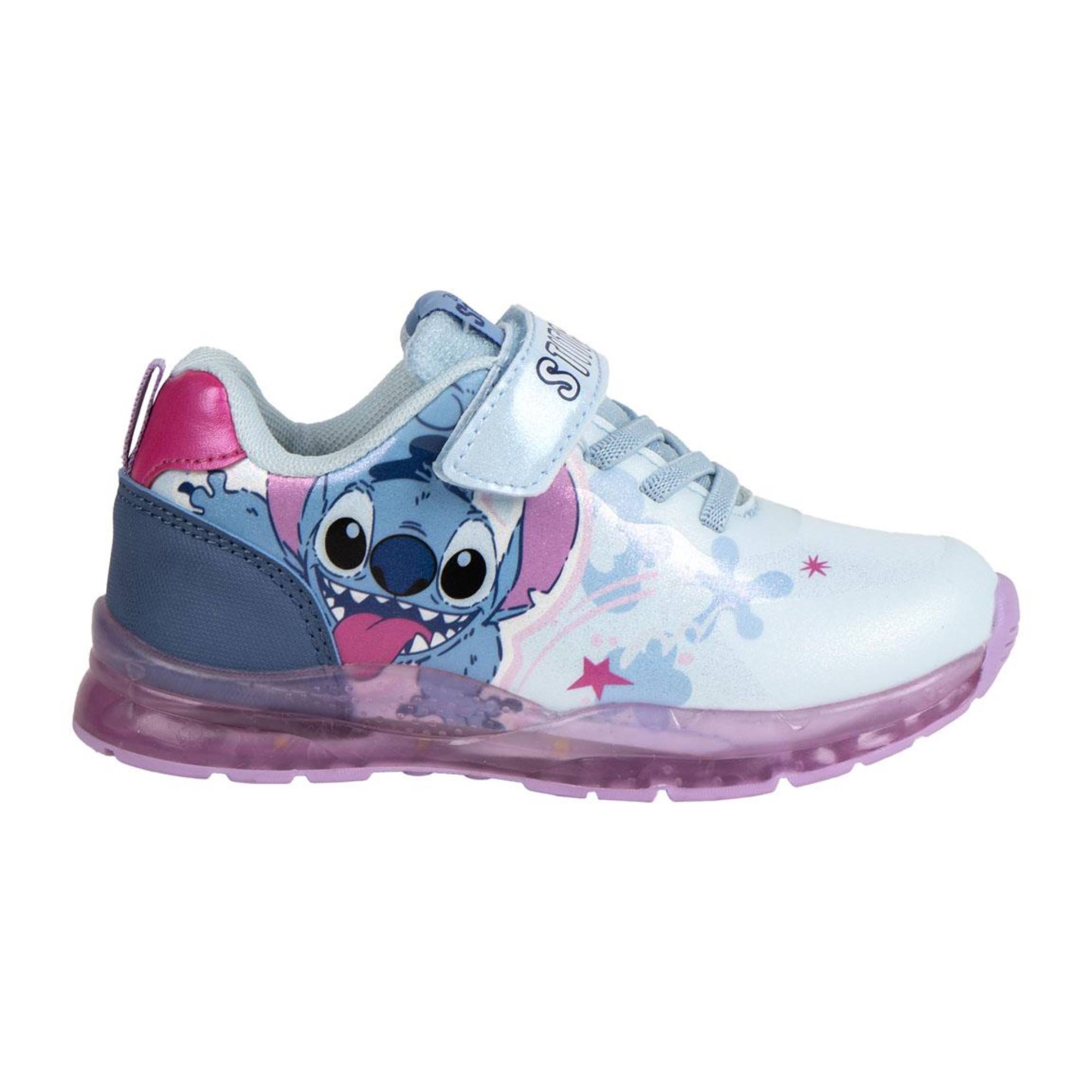 Image of Official Tpr Sole Sports Lights Stitch Girls' Footwear, Comfortable, Durable, Unisex Sneakers