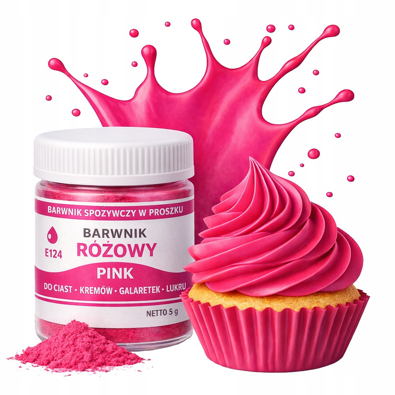 TEMU Food Coloring Powder Pink Coloring For Cakes, Pastries, And Ice Cream Mixes