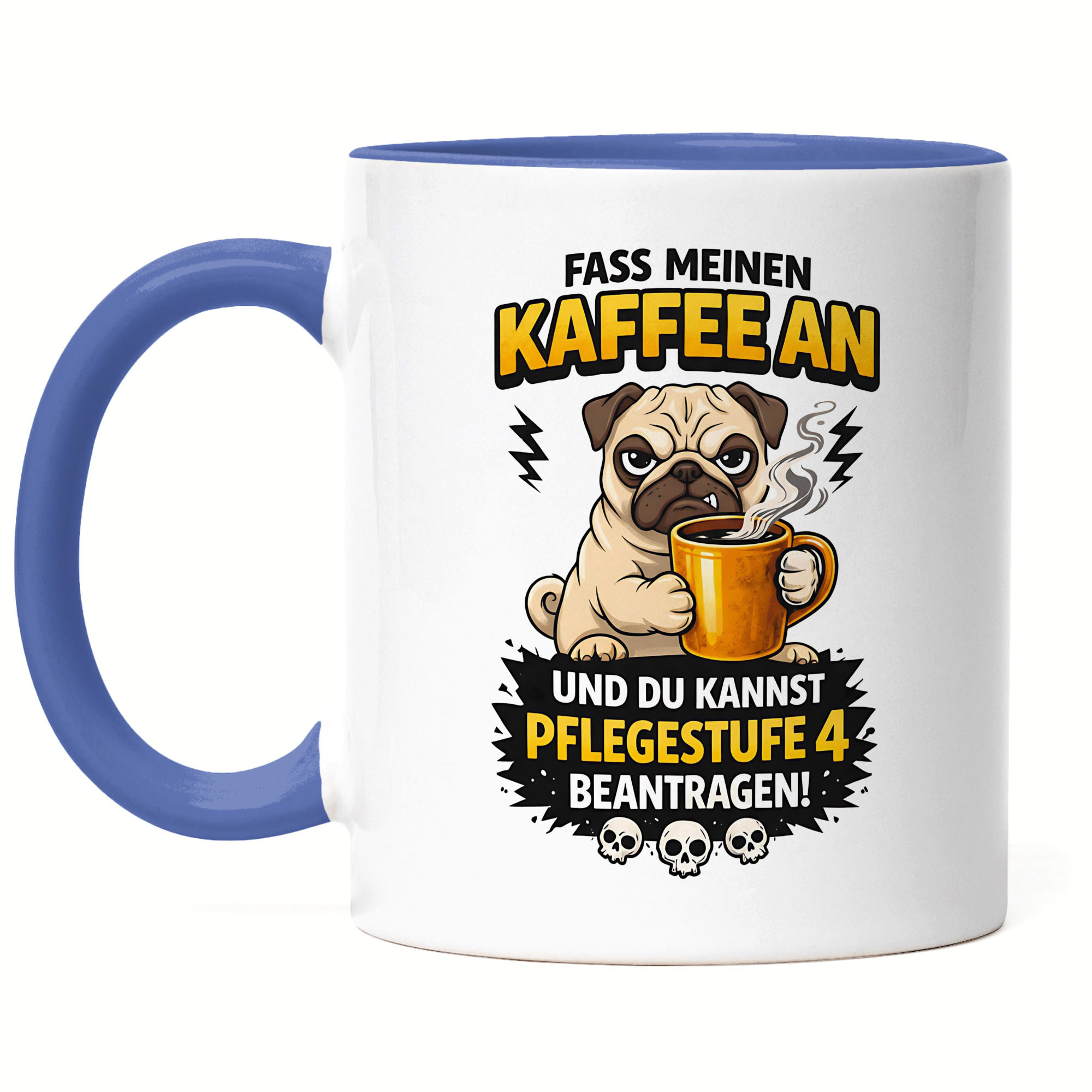 Image of Touch And You Can Apply For Nursing Cup White Funny Saying Humor Dog Office Gift Idea - Coffee Cup, Coffee Mug