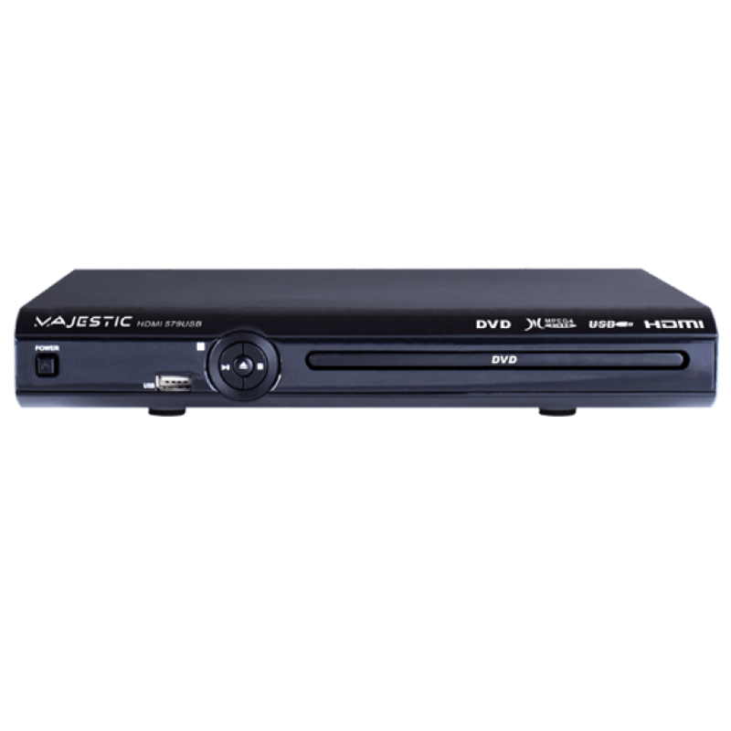 Image of Majestic -579, Dvd- 4 Player With Output And Usb Input, Black