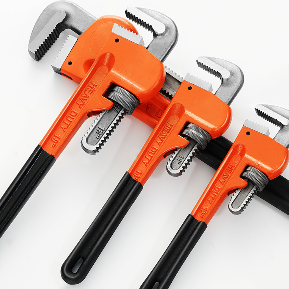 TEMU 1pc Heavy Duty Pipe Wrench - Heavy Duty Water Pipe Wrench Tool For Car Maintenance, Multiple Sizes For Plumbing Tools Household, Diy, Car