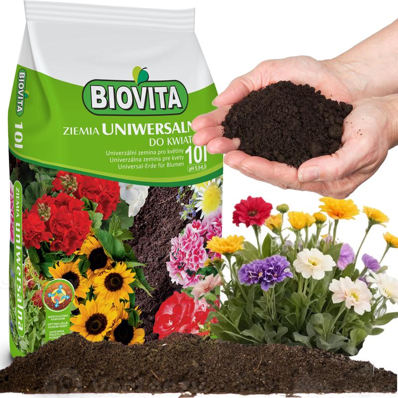 E-shop Universal Erdreich 10L für grüne Pflanzen Biovita