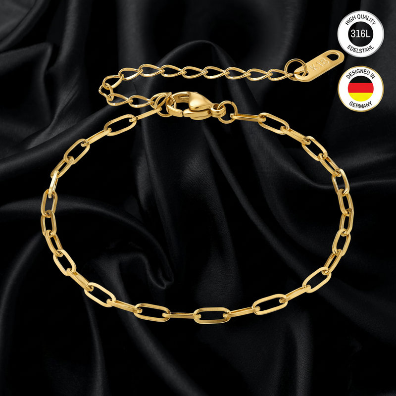 Ladies' Bracelet - Gold Colored - Waterproof