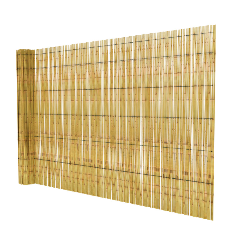 TEMU Arella in Bamb羅 Naturale 5 mm, Rotolo 2 x 5 m, Ombreggiante per Recinzione, Giardino, Balcone e Terrazza