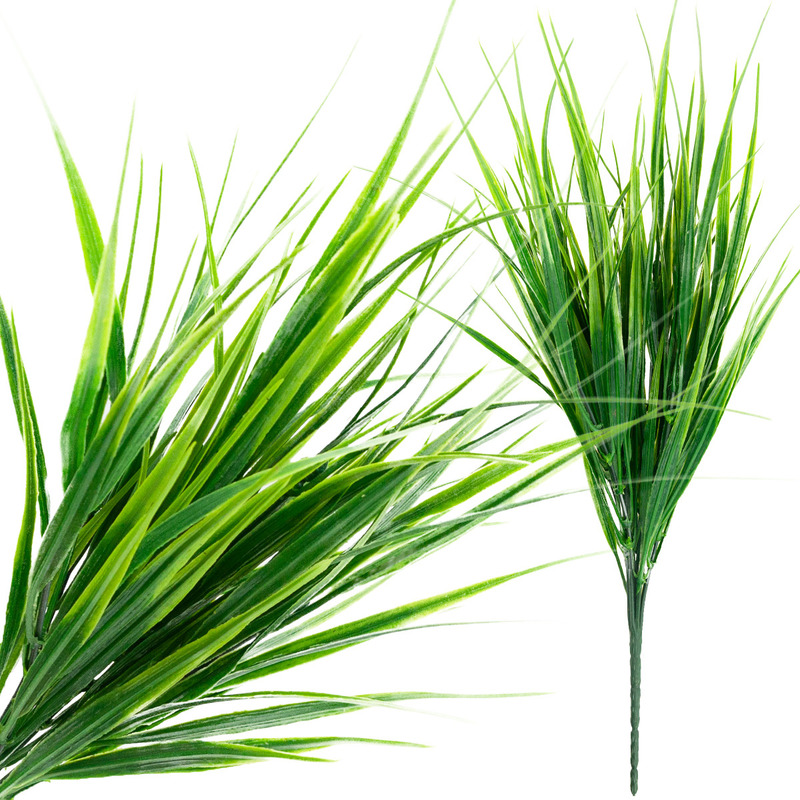 Image of Decorative Artificial Grass Bouquet - Fake Grass Bundle, 40cm