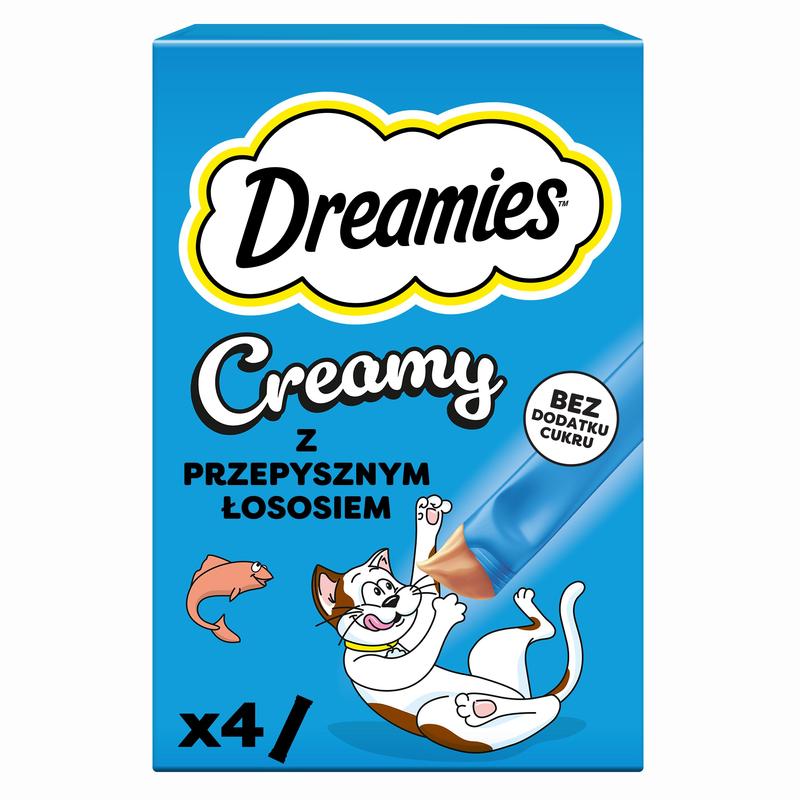 Image of Dreamies Creamy Karma Supplementary Food For Cats With Salmon 40 G (4 X 10 G)