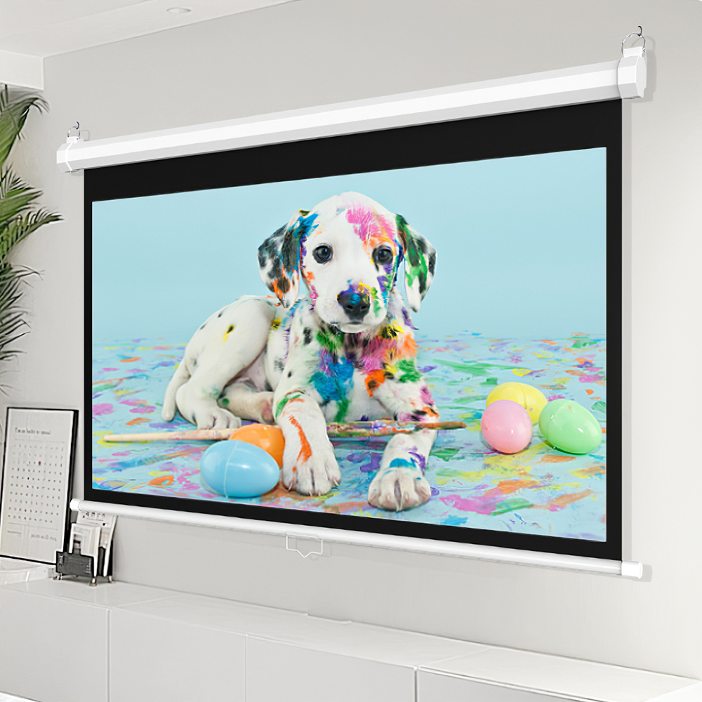 TEMU Display Board Portable 60 "matte White Projection Screen, Can Enjoy The Cinema-like Viewing Experience At Home, School/office Display,