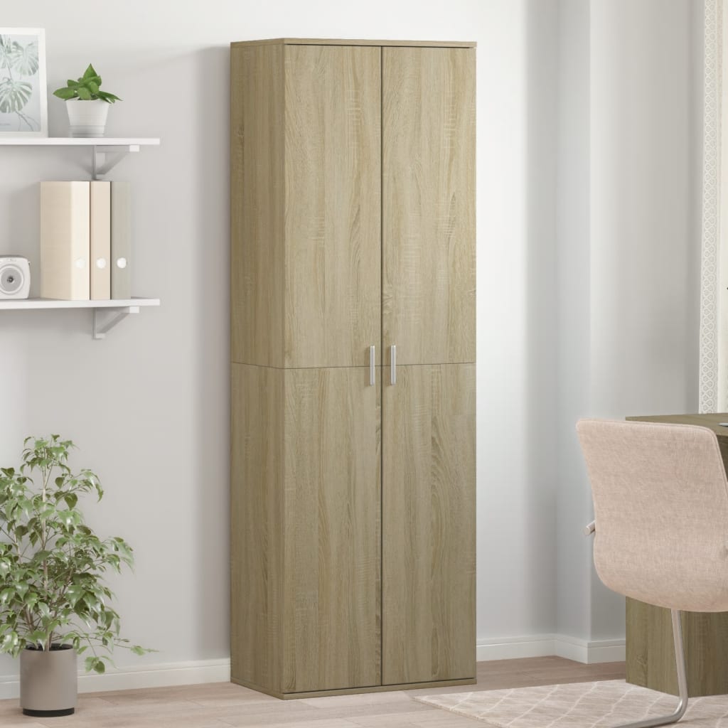 Vidaxl Tall Cabinet Sideboard Cabinet Wooden Material