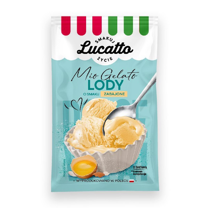 Lucatto Zabaglione Flavor Ice Cream Powder 60 G