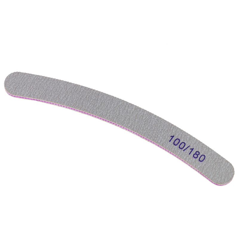 Banana Nail File Gray Zebra Gradient 100/180 Nail File