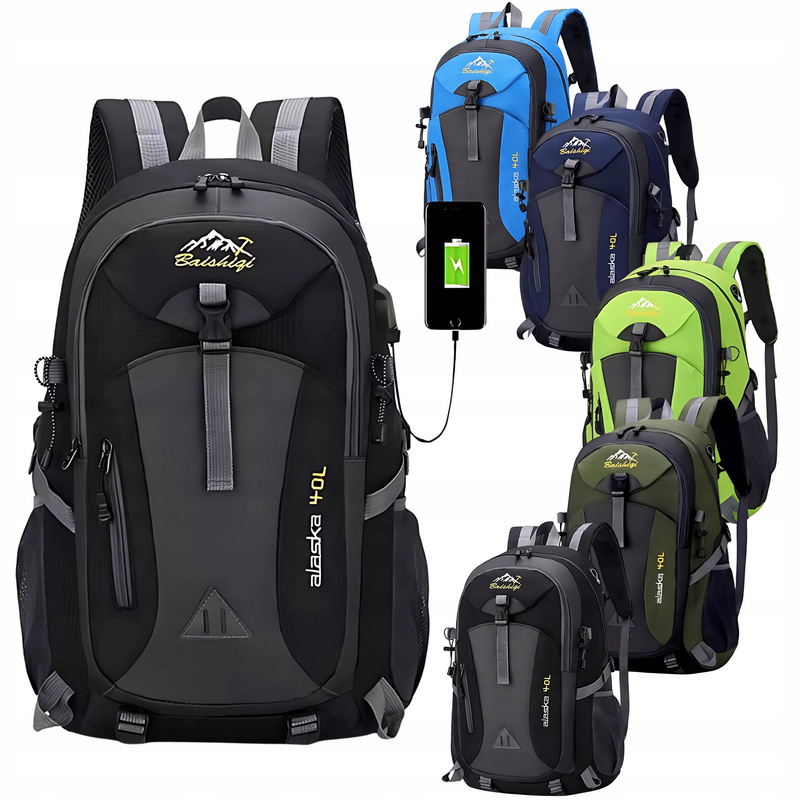 TEMU Sac à dos de voyage scolaire étanche, sportif, touristique et multifonctionnel de 35L