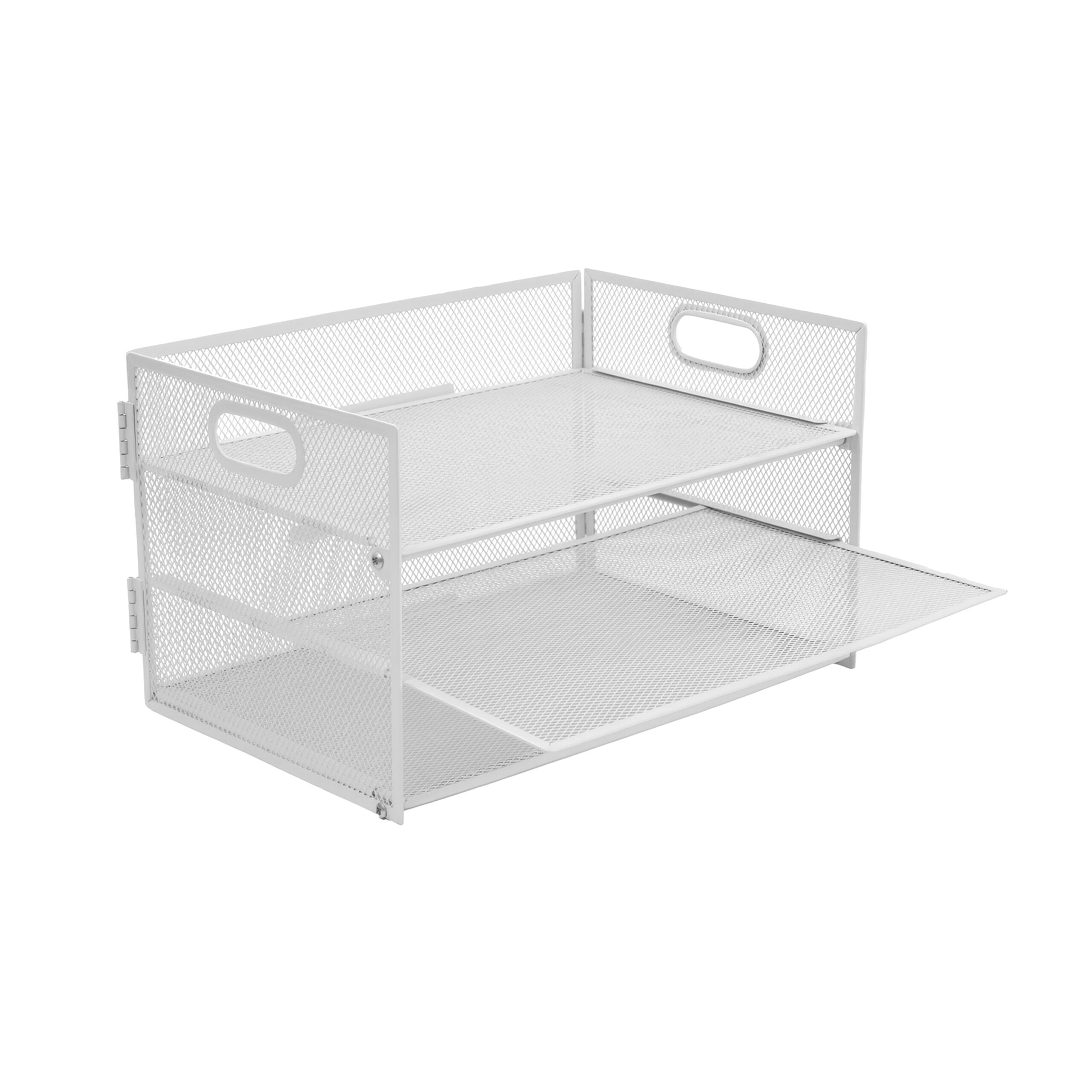 Document Storage In White - (w)32.5 X (h)20.5 X (d)23.5 Cm
