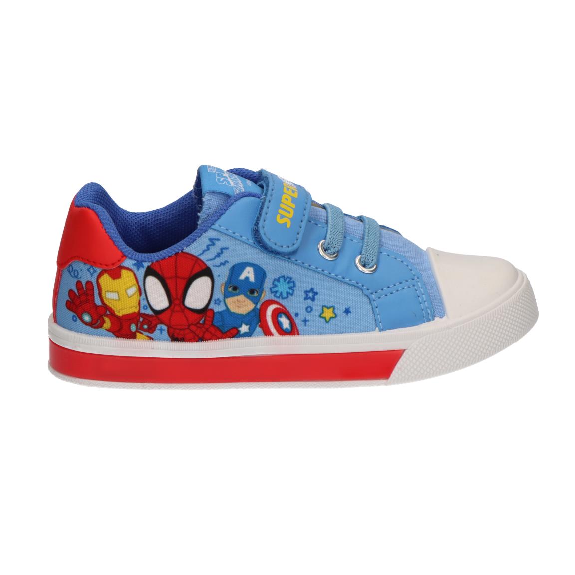 Sneaker With Lights, Pvc Sole, Blue Color