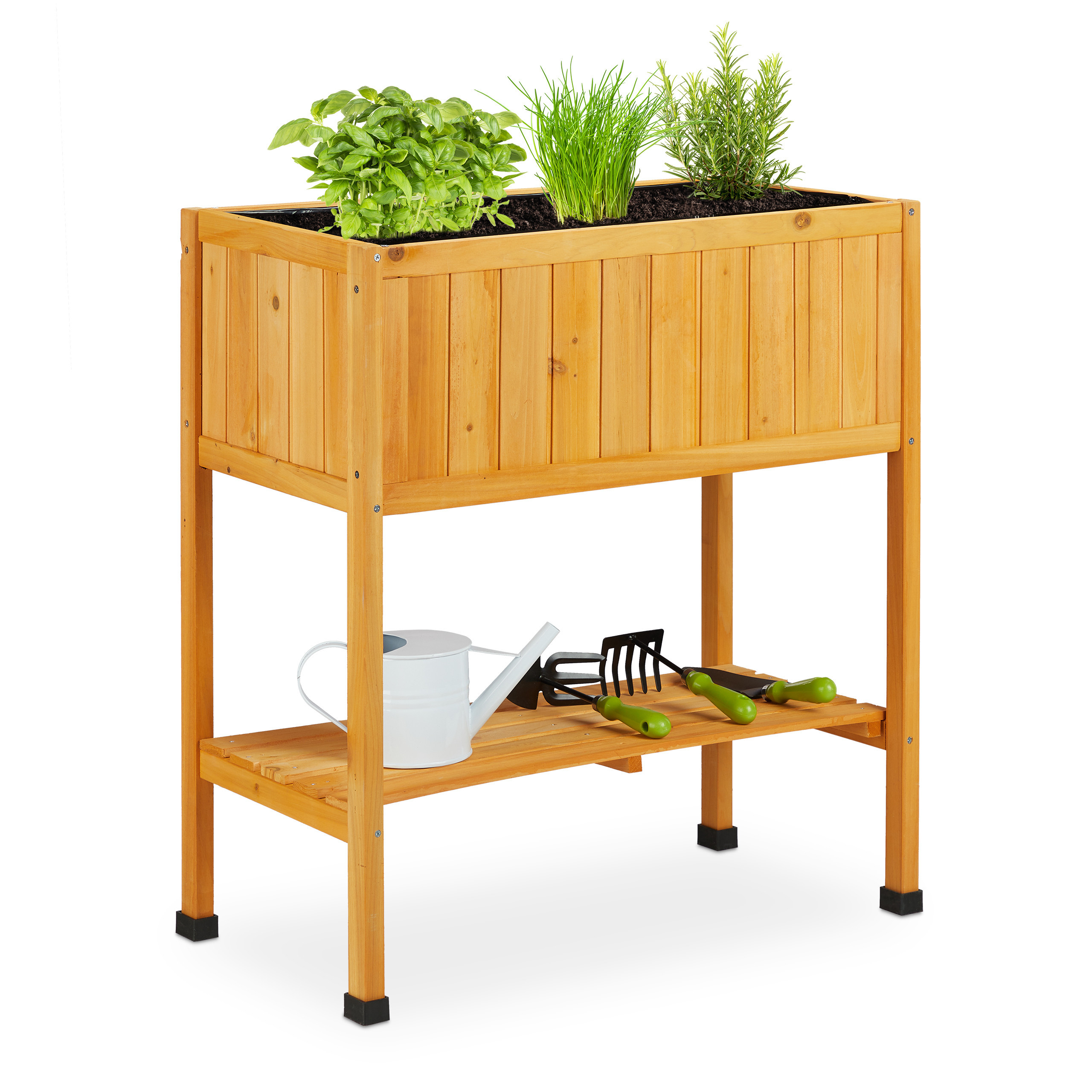 Raised Garden Bed In Orange - (w)74 X (h)80.5 X (d)38 Cm