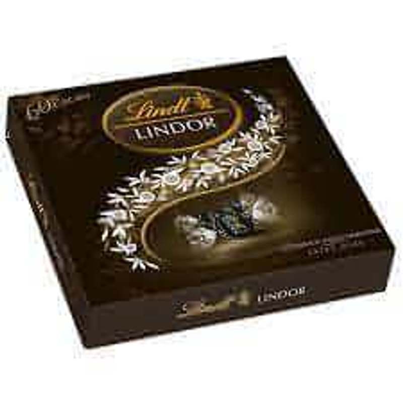 Lindt Lindor Dark Chocolate Balls, 70% Cocoa, In A Gift Box, 186g
