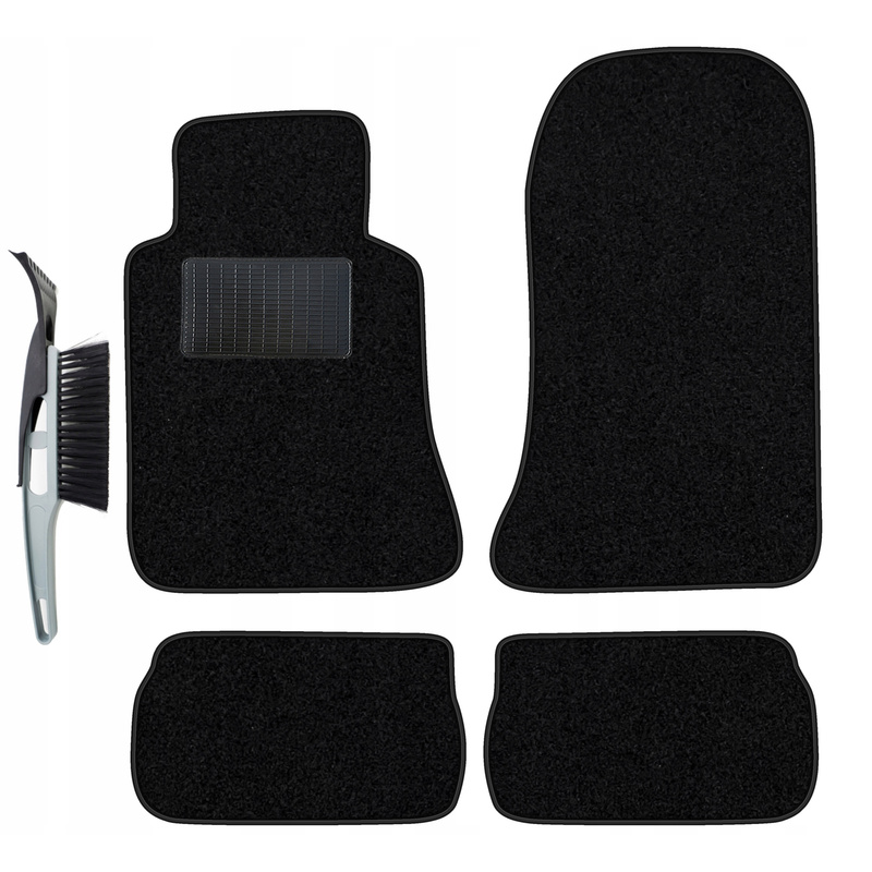 Image of Velour Carpet Set Compatible With Mercedes C124 Coupe 1985-1997
