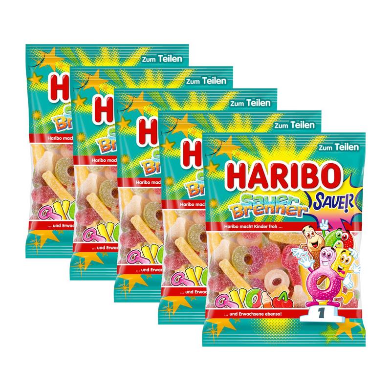 Image of 5x Haribo Sour Fuel 160g (5x160g)