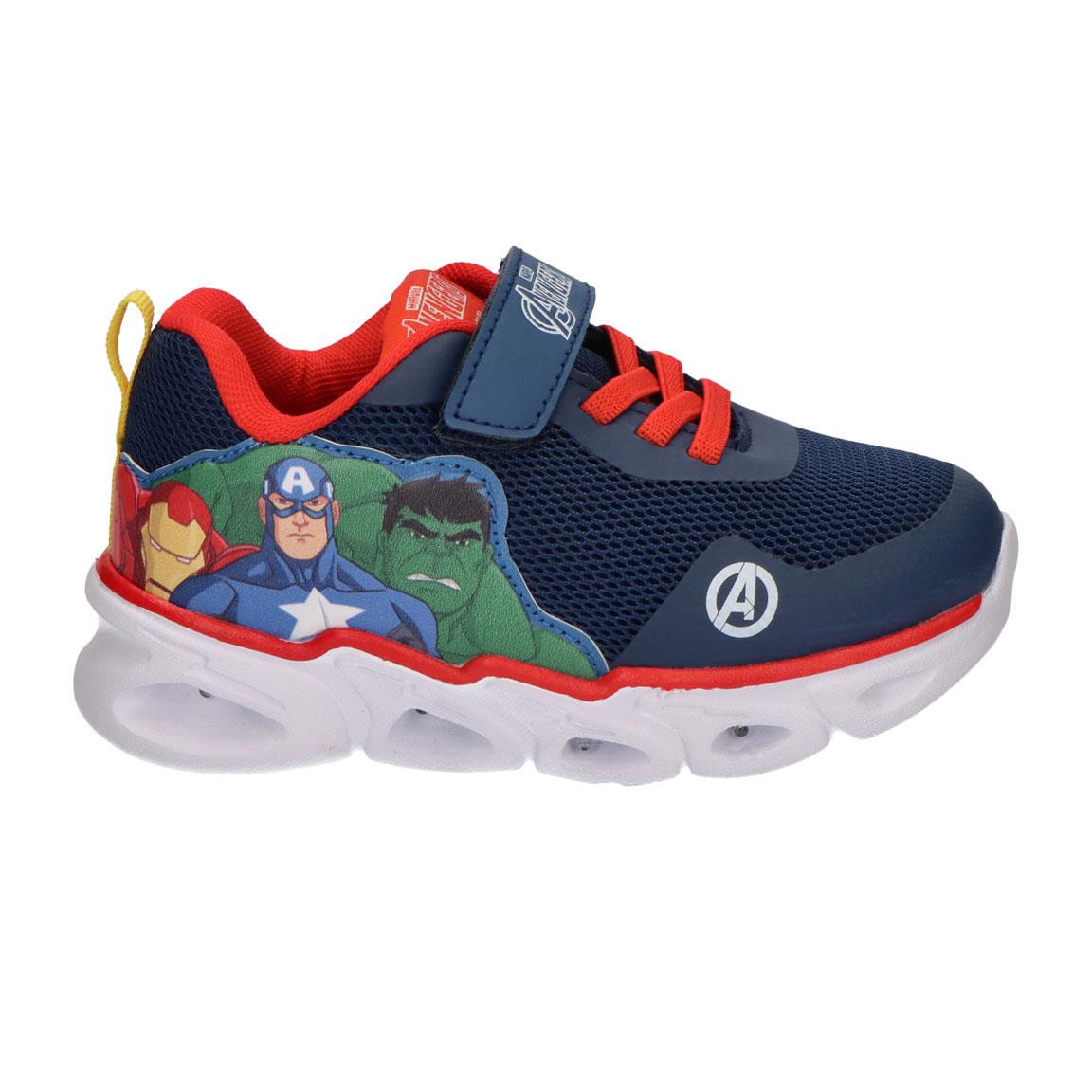 Lightweight Eva Sports Shoe With Avengers Blue Color Lights