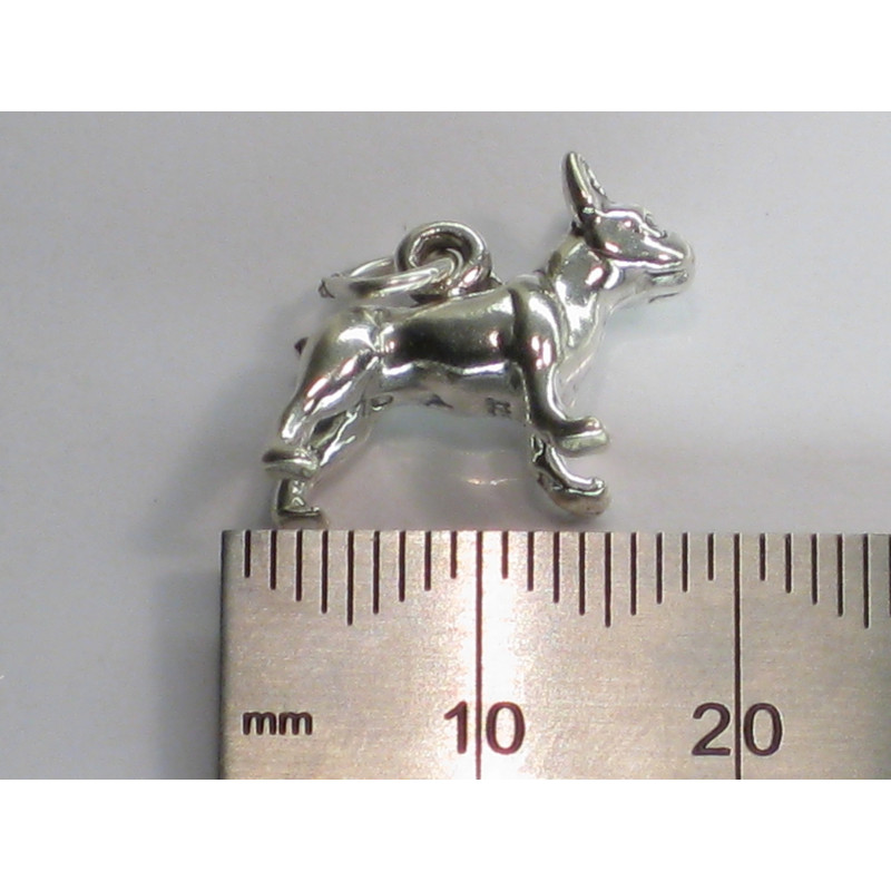 Sterling Silver Boston Terrier Charm, Perfect for Dog Lovers