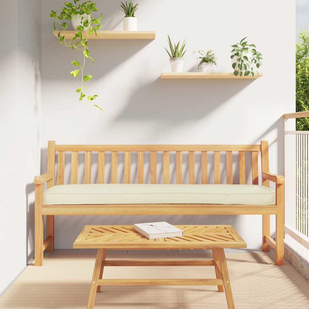 Image of Vidaxl Pallet Cushion Cream 200 X 40 X 8 Cm Oxford Fabric, Garden And Terrace, Modern Cushion, Durable Lounger Pad, For Outdoor Relaxation