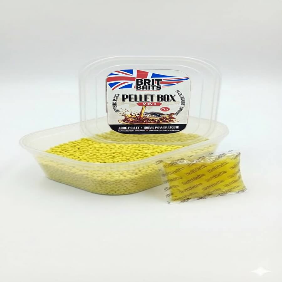 Britbaits Micro Pellet Box Banana-pineapple 400g
