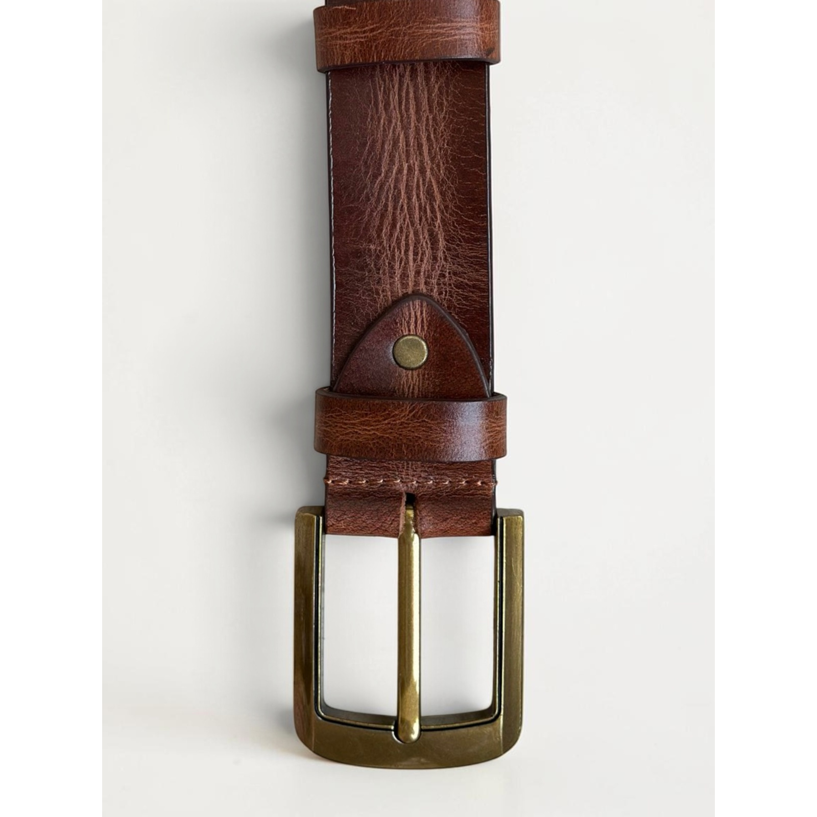 Men's Textured Heritage Belt Full Grain Leather