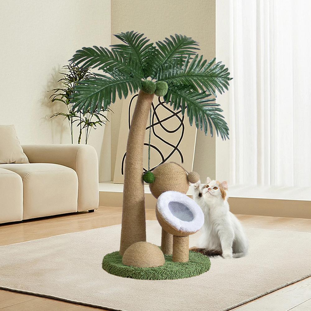 Medium Cat Scratcher Tree with Hanging Ball