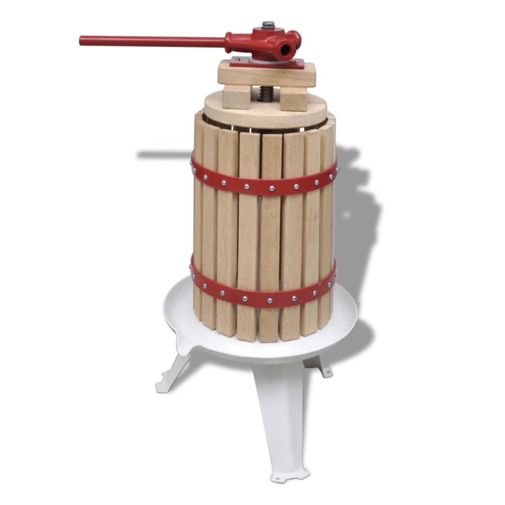 Vidaxl 6l Fruit Press Wine Press Juicer Grinder Juicer For Fruits And Vegetables