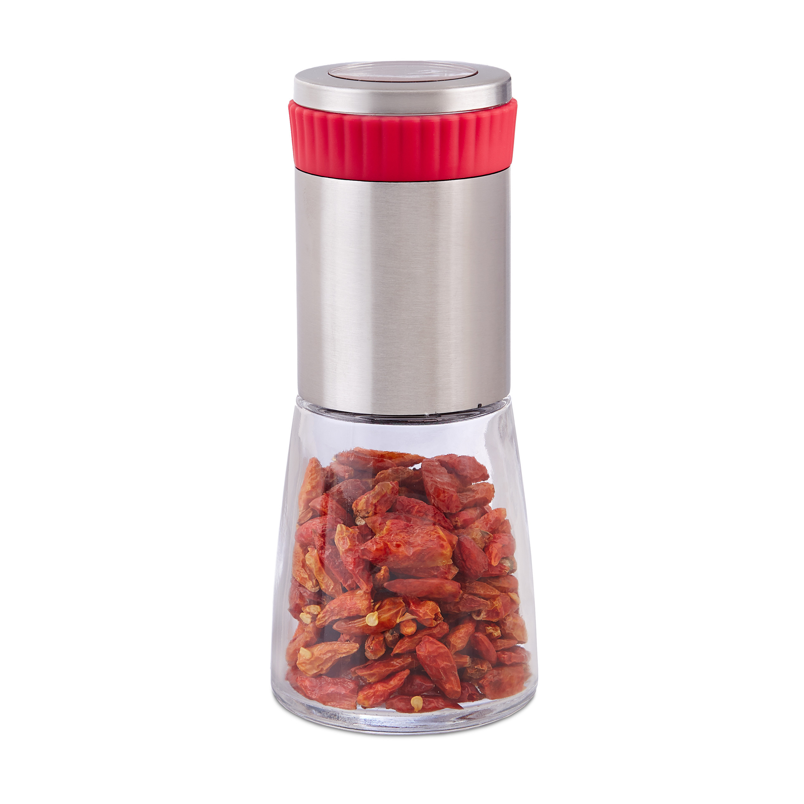 Chili Mill In Silver/red