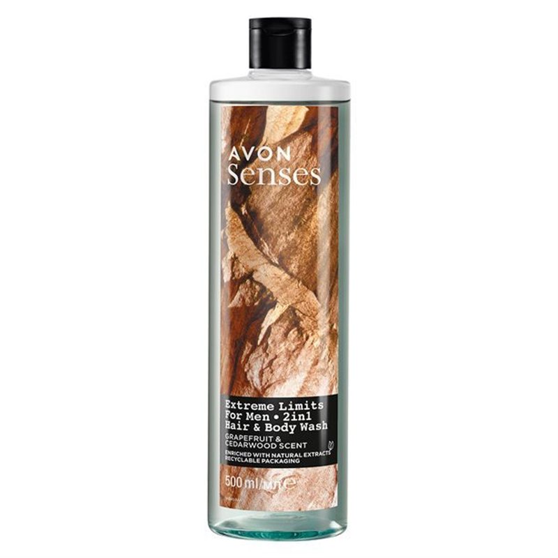 Avon 2-in-1 And Hair Wash Gel 500 Ml