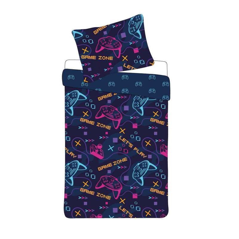 Gamer Controller Bed Sheet Set 135x200 Cm 100% Microfiber