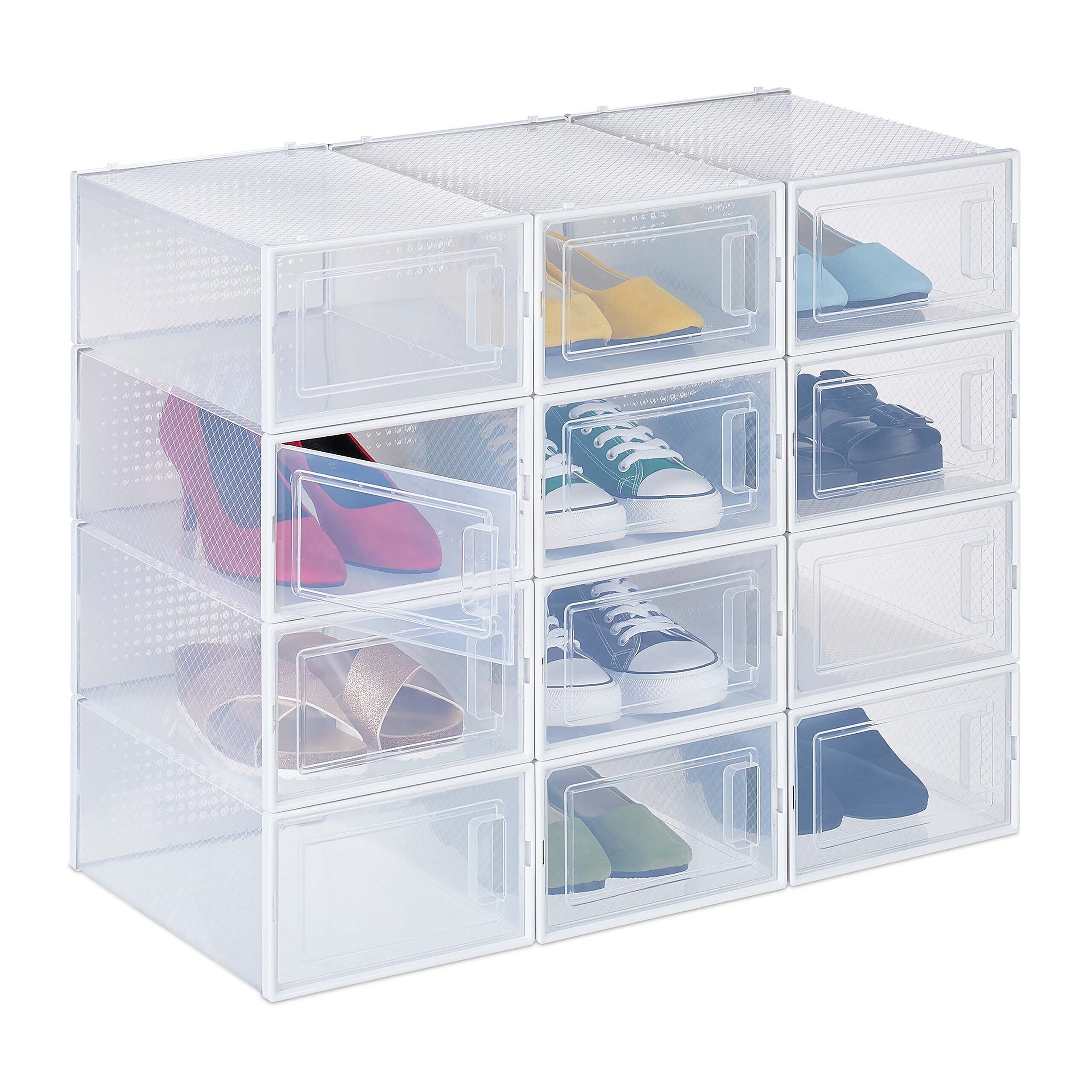 12 Boxes In Transparent/white